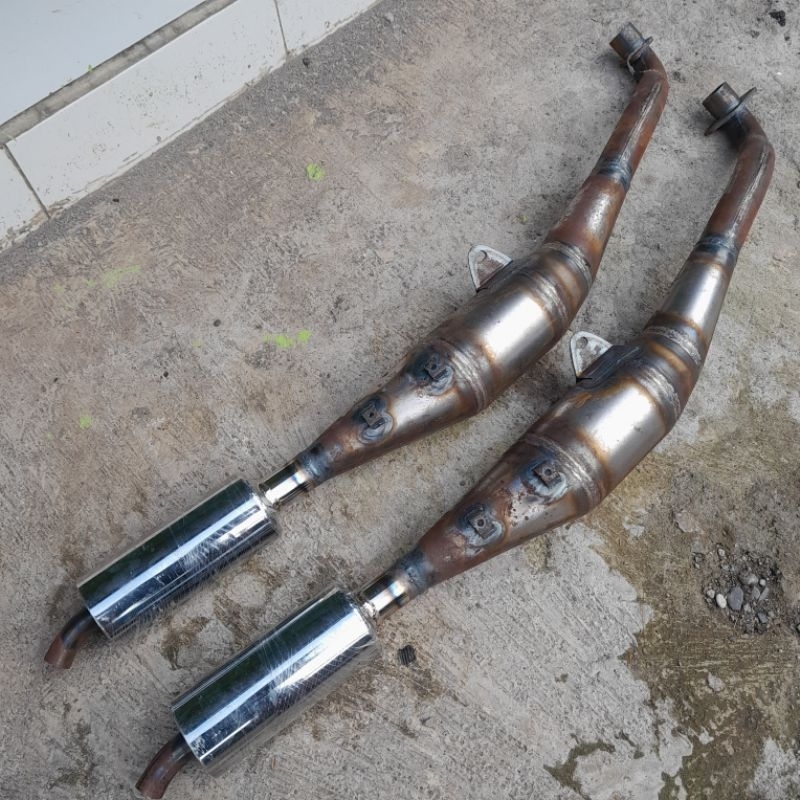 Knalpot Standar Racing Fizr, f1zr plat karat Tameng