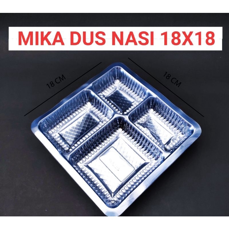 MIKA DUS NASI 18x18 MIKA KOTAK NASI 18x18 R8 MIKA SEKAT 4