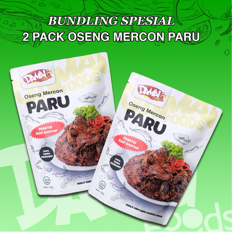 

Paket 2 Oseng Mercon Paru - Damai Foods