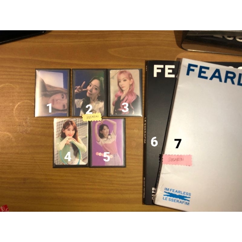 [Ready Stock] Photocard ALBUM POB FEARLESS LE SSERAFIM KAZUHA CHAEWON EUNCHAE YUNJIN SAKURA OFFICIAL