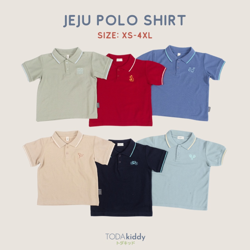 ART D65Q TODA KIDDY  Jeju Polo Shirt  polo shirt anak lengan pendek  kemeja polo anak tangan pendek 