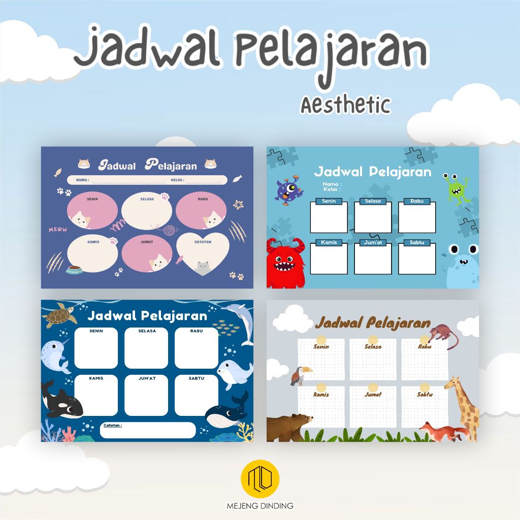

JADWAL PELAJARAN CUSTOM / JADWAL PELAJARAN AESTHETIC / POSTER PELAJARAN BEST SELLER / POSTER SEKOLAH JADWAL PELAJARAN WEEKLY PLANNER / JADWAL MAPEL ANAK / POSTER SEKOLAH / POSTER JADWAL PELAJARAN / Poster Edukasi JADWAL PELAJARAN AESTHETIC 3