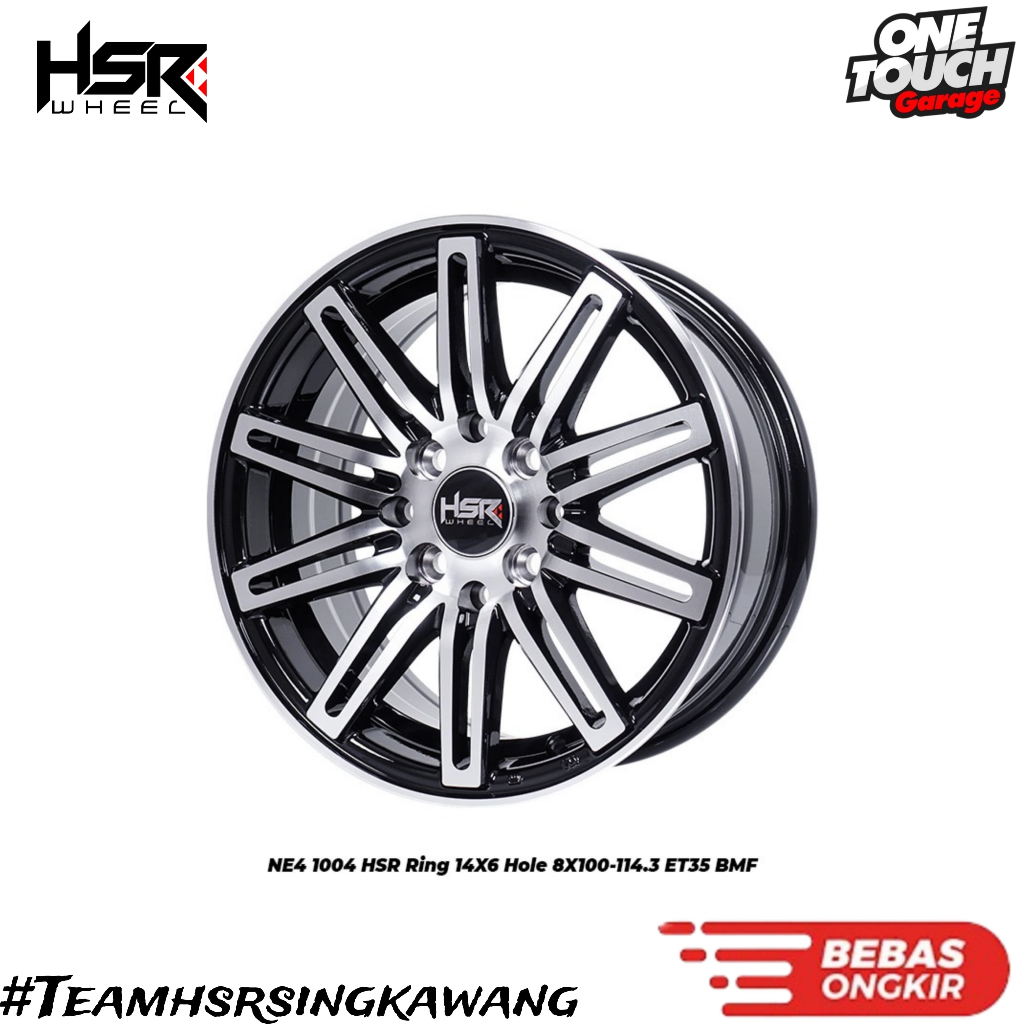 Velg mobil brio, agya, avanza, xemia, kijang hsr ne4 ring 14