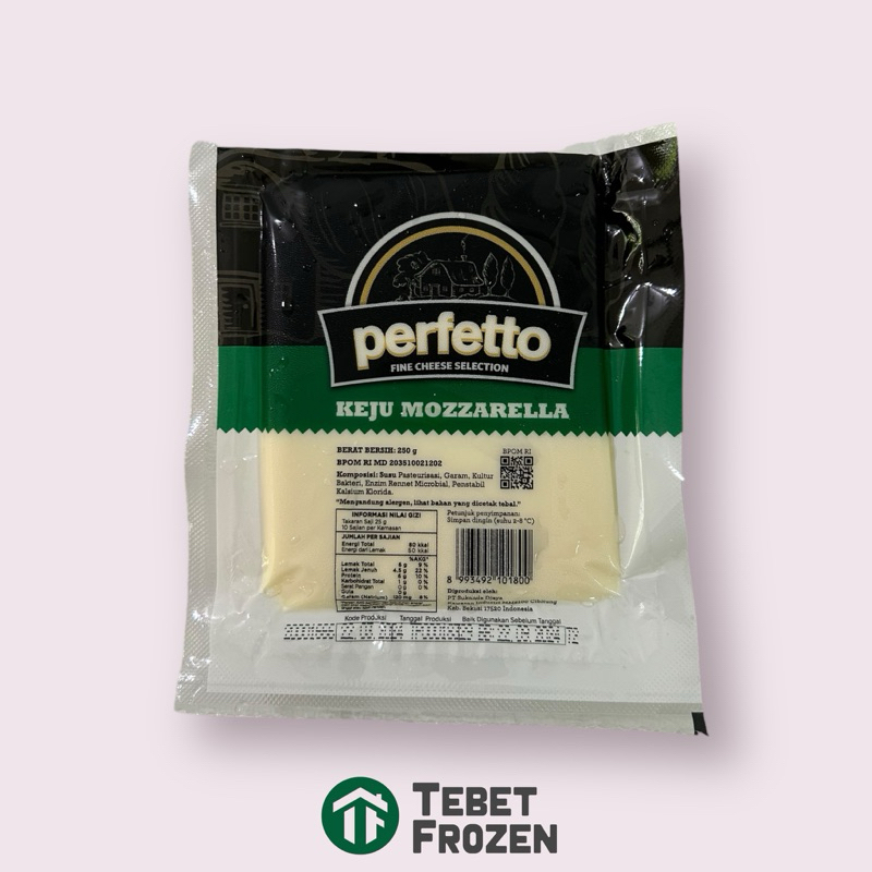 

PERFETTO KEJU MOZZARELLA 250GR - TEBET FROZEN