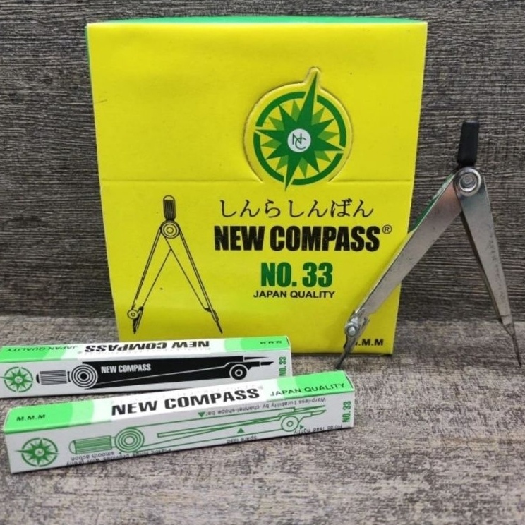 

Garansi Toko Jangka New Compass no 33 isi pensil isi 24pcs
