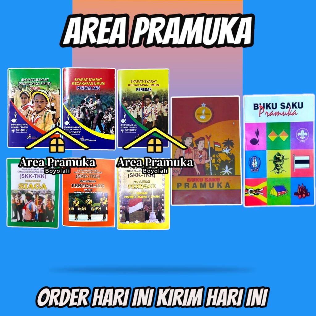 

Buku sku pramuka / skk pramuka / saku pramuka ( bijian )