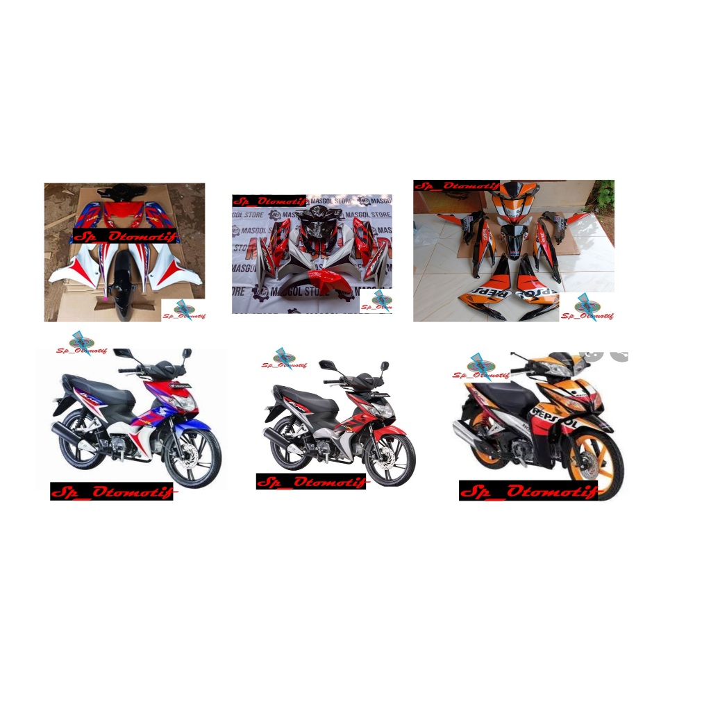 Full Body Halus Honda Blade Lama 110 R dan Honda Blade New Repsol