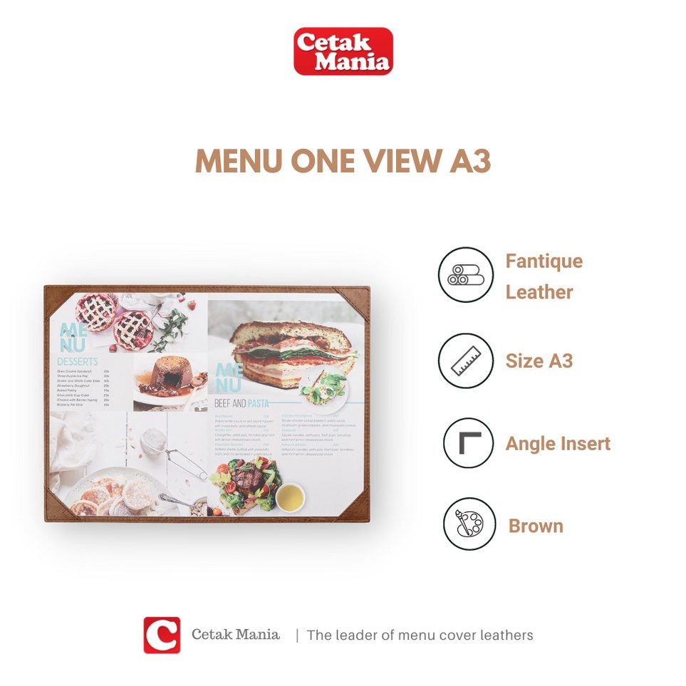 

Super Bonus MENU KULIT ONE VIEW ELEGAN A3 BUKU MENU KULIT COVER MENU MENU COVER CETAK MANIA