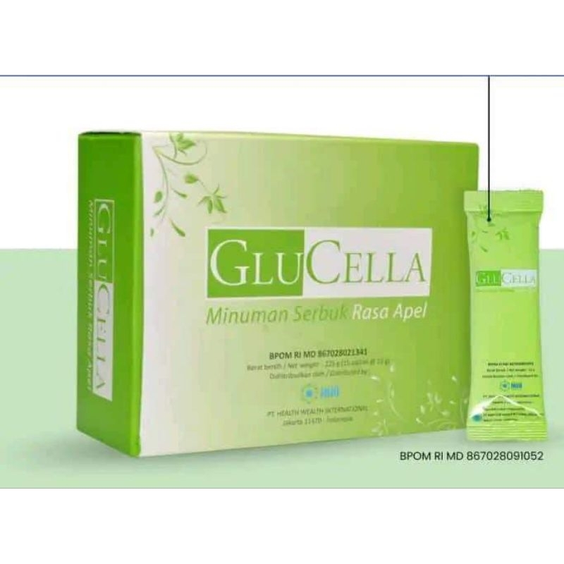 2 BOX GLUCELLA ORIGINAL HWI / MINUMAN KOLAGEN PEMUTIH BADAN
