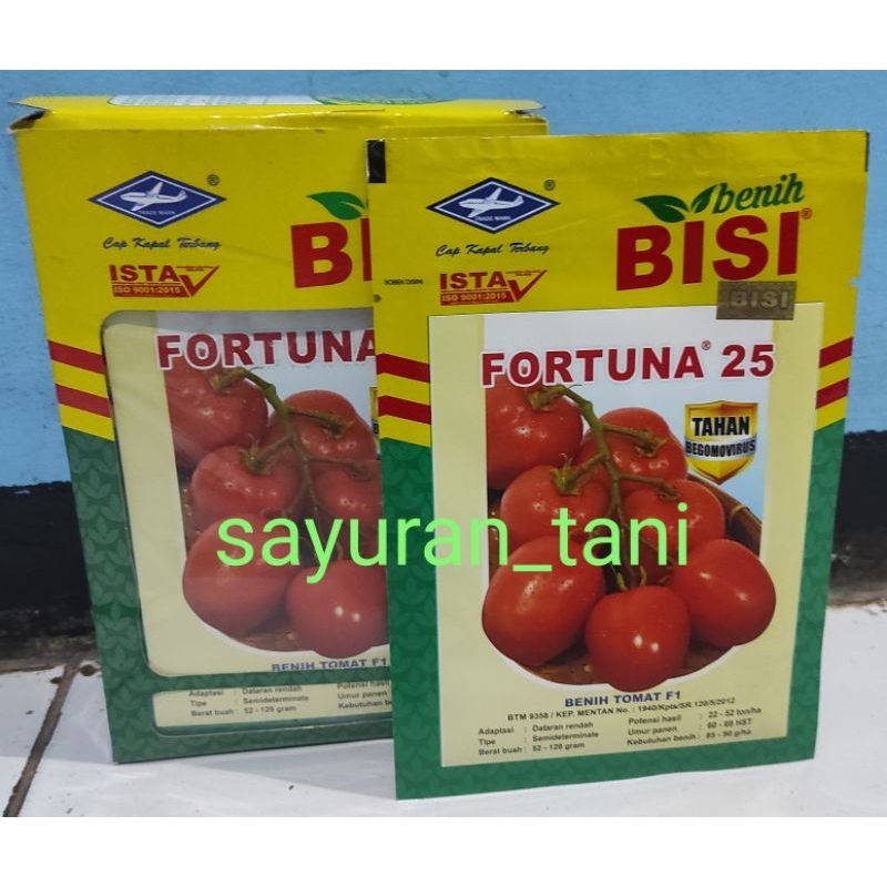Benih tomat FORTUNA 25 F1 5 gram