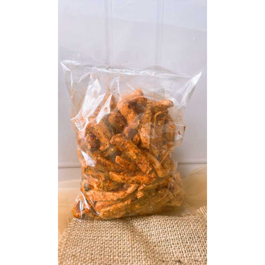 

Basreng Stick Pedas Daun Jeruk 250 gram makanan ringan cemilan camilan jajanan Snack kiloan