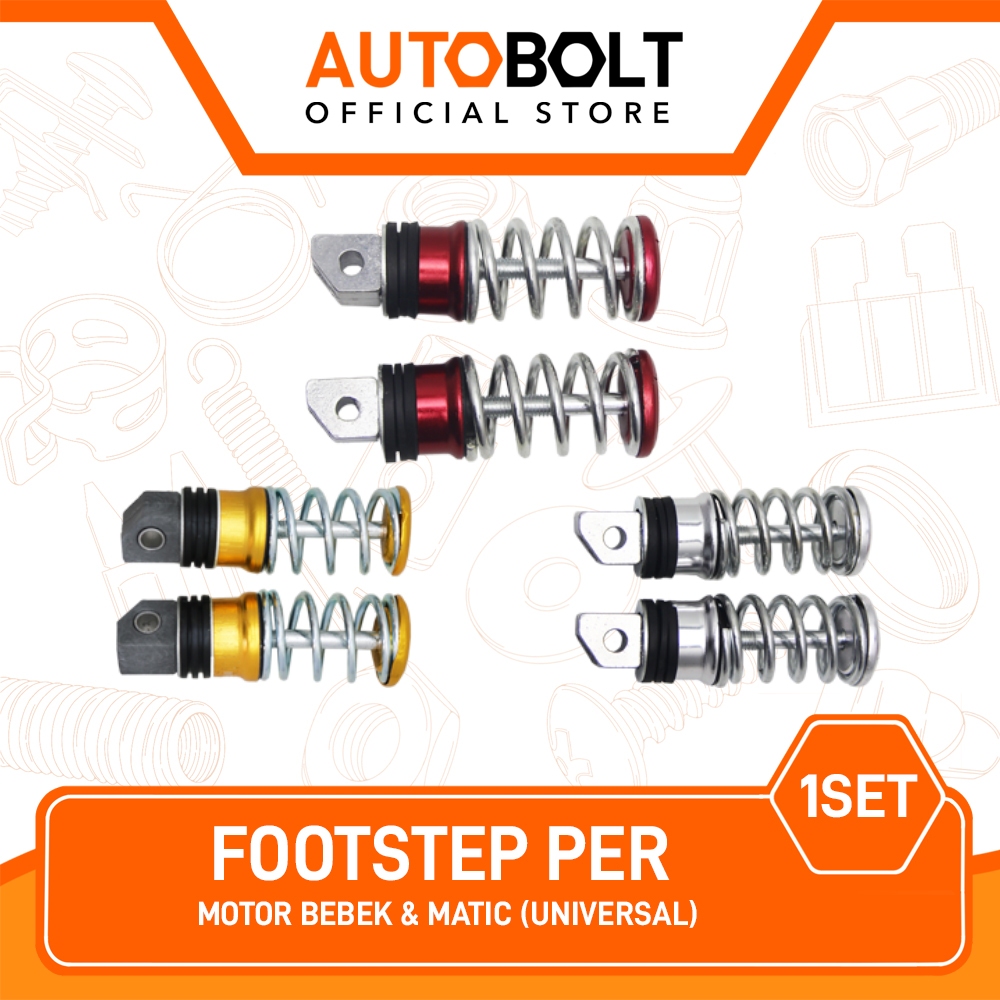 Footstep Per Universal Motor Bebek Matic Variasi Beat FI F1 Pop eSP Street Vario 110 125 150 Old New