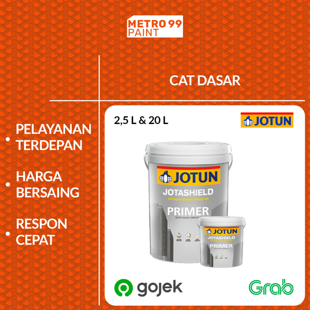 Cat Dasar Tembok Eksterior Jotun Jotashield Primer 1 pail 20 Liter (20 kg)