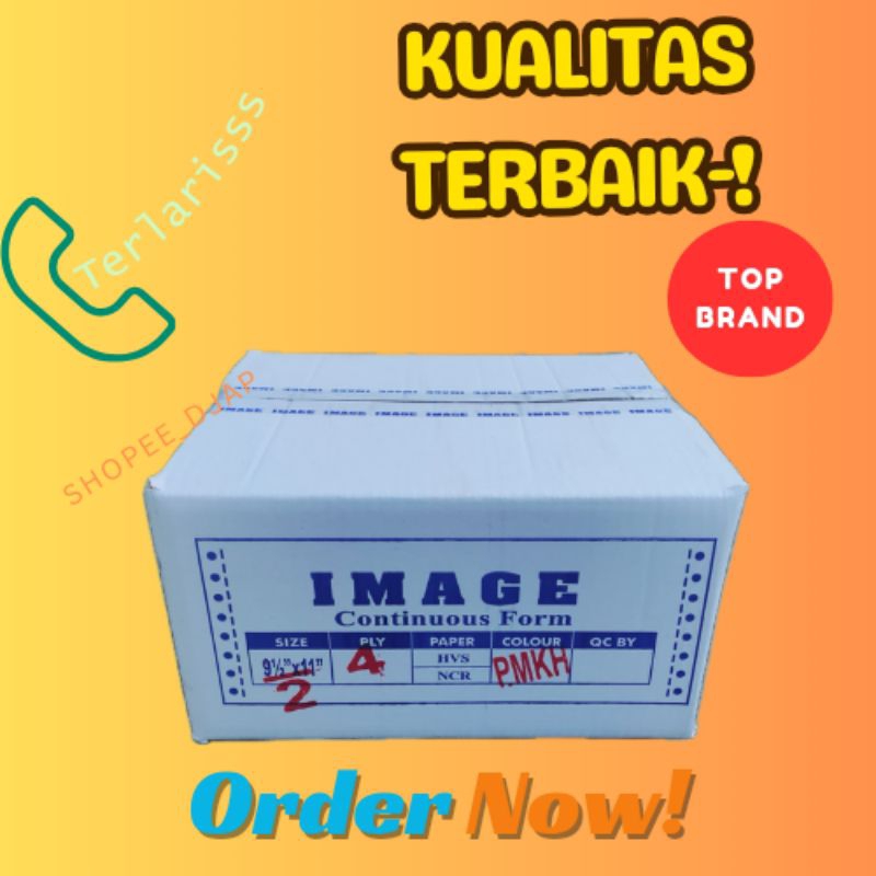 

continuous form merek image 4ply : 2 bagi dua (PMKH)