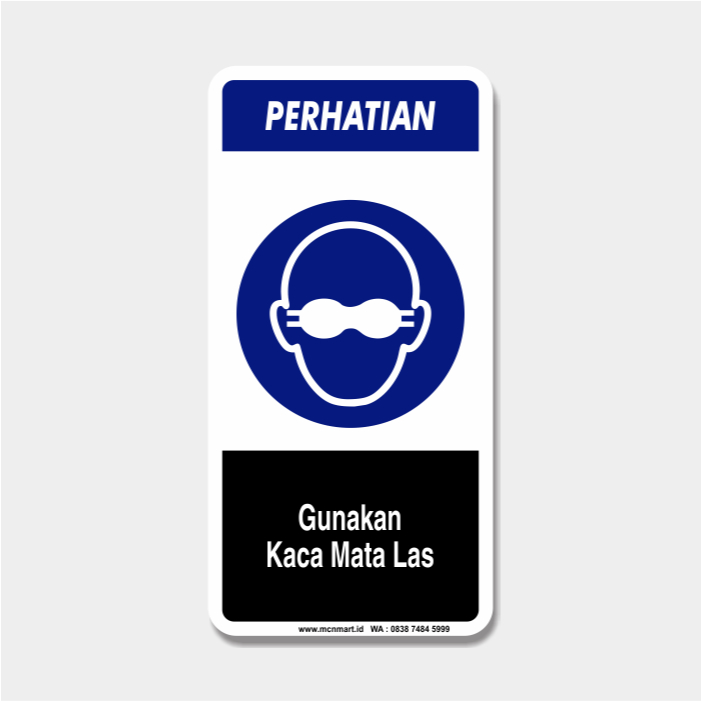 

Safety Sign Rambu K3 APD - Gunakan Kaca Mata Las