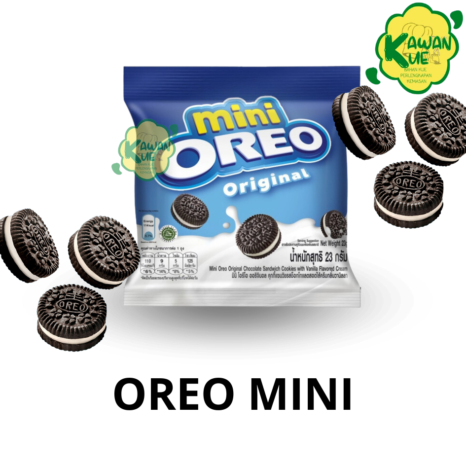 

Oreo Mini Original Sachet - Oreo Mini Biskuit Vanila - Oreo Mini Travel Size