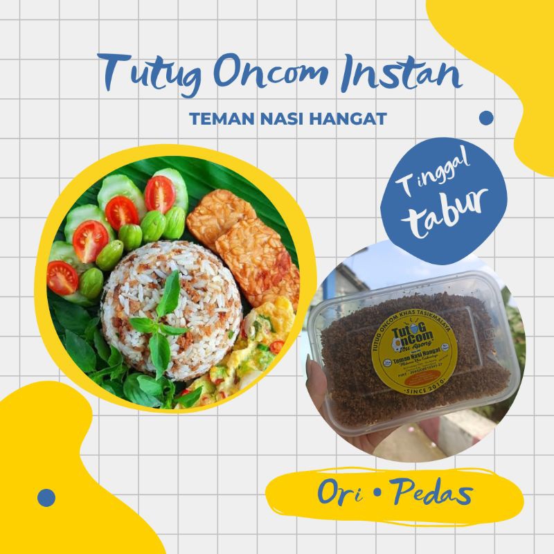 

Tutug Oncom Instan 240gram Ibu Apong Khas Tasikmalaya