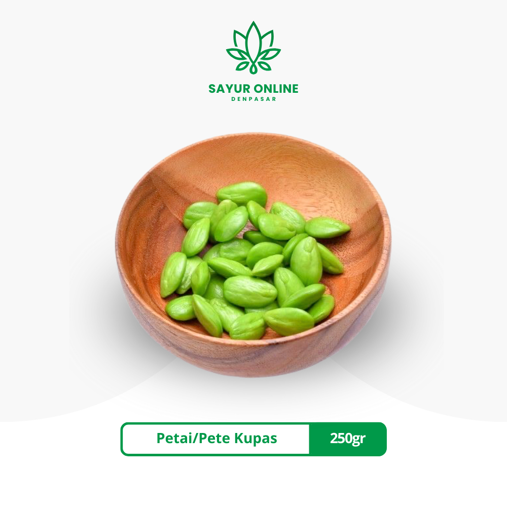 

Petai/Pete Kupas 250gr - Sayur Online Denpasar
