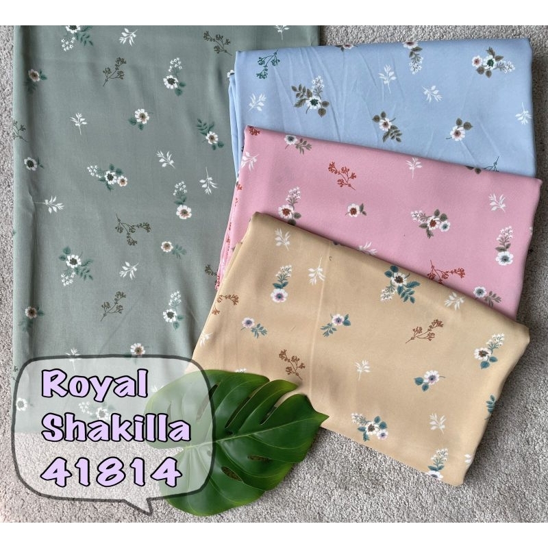 Kain Shakila Royal Premium Motif Bunga 1/2M Sakila 41814 Premium Motif Bunga
