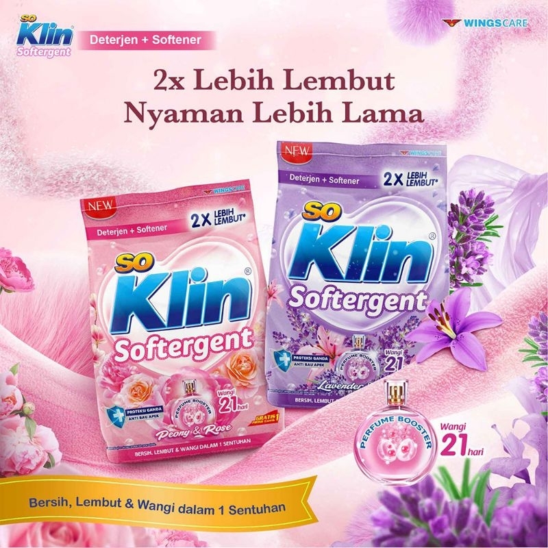 Soklin Softergent Detergent Bubuk 770gr