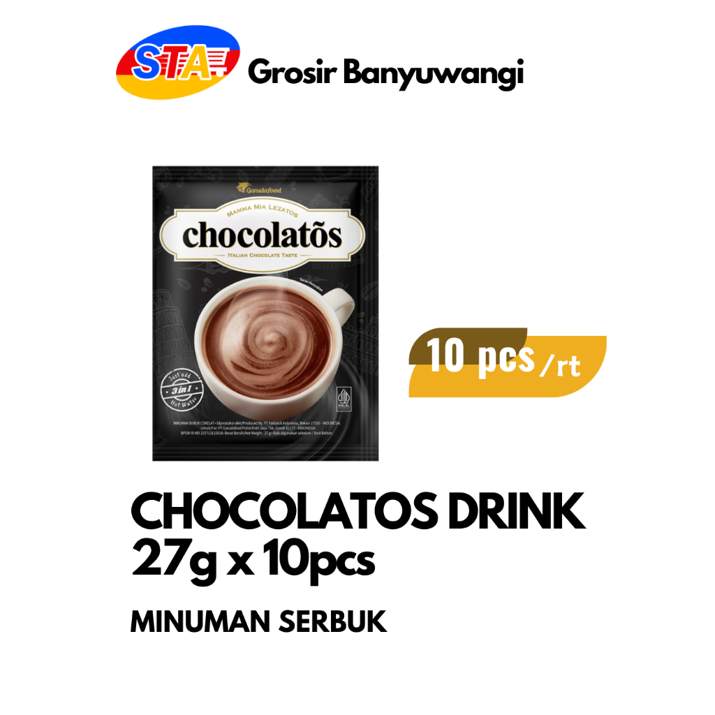 

[JATIM] CHOCOLATOS DRINK 27GR SACHET | MINUMAN SERBUK