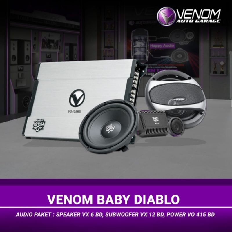 PAKET AUDIO VENOM BABY DIABLO