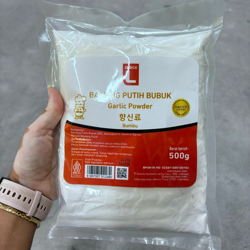 

Choice L BUBUK BAWANG PUTIH CHOICE L 500GR