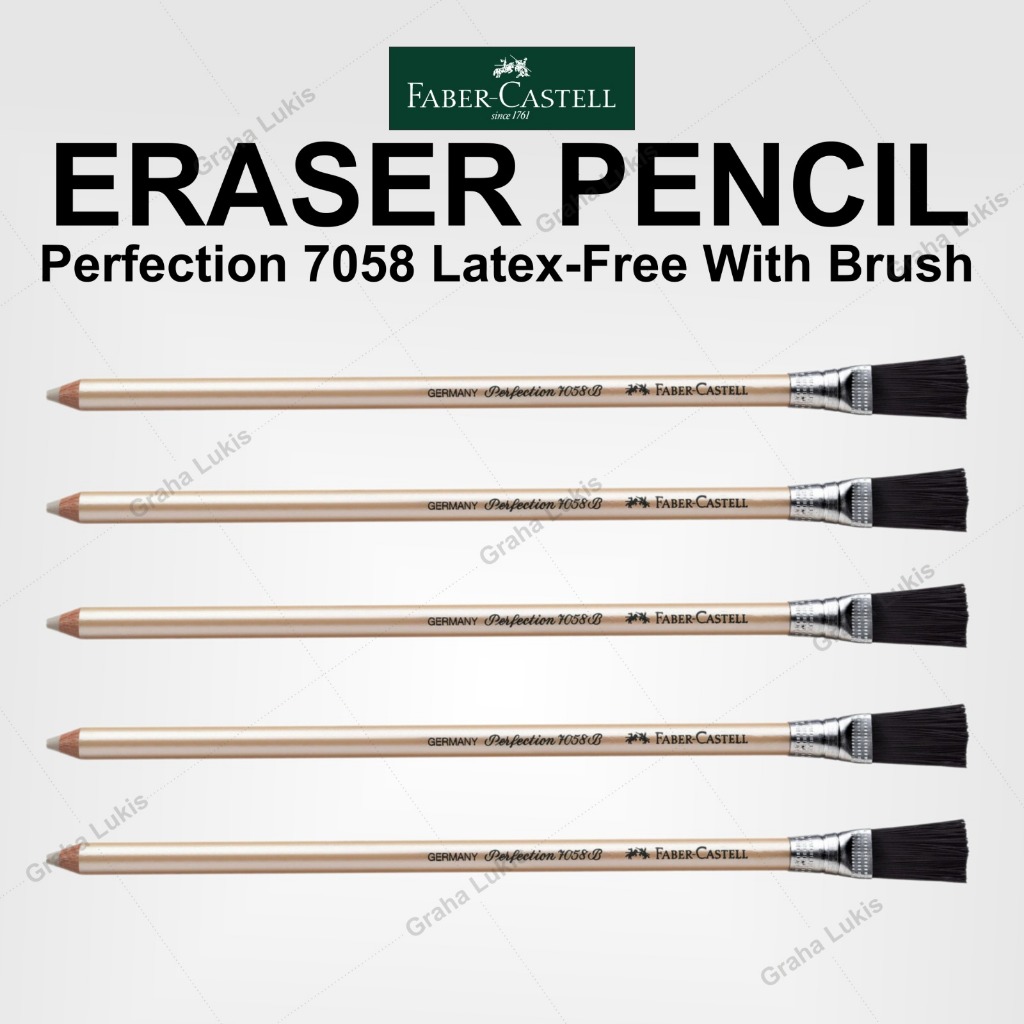 

Faber Castell Eraser pencil PERFECTION 7058 with brush Latex-free