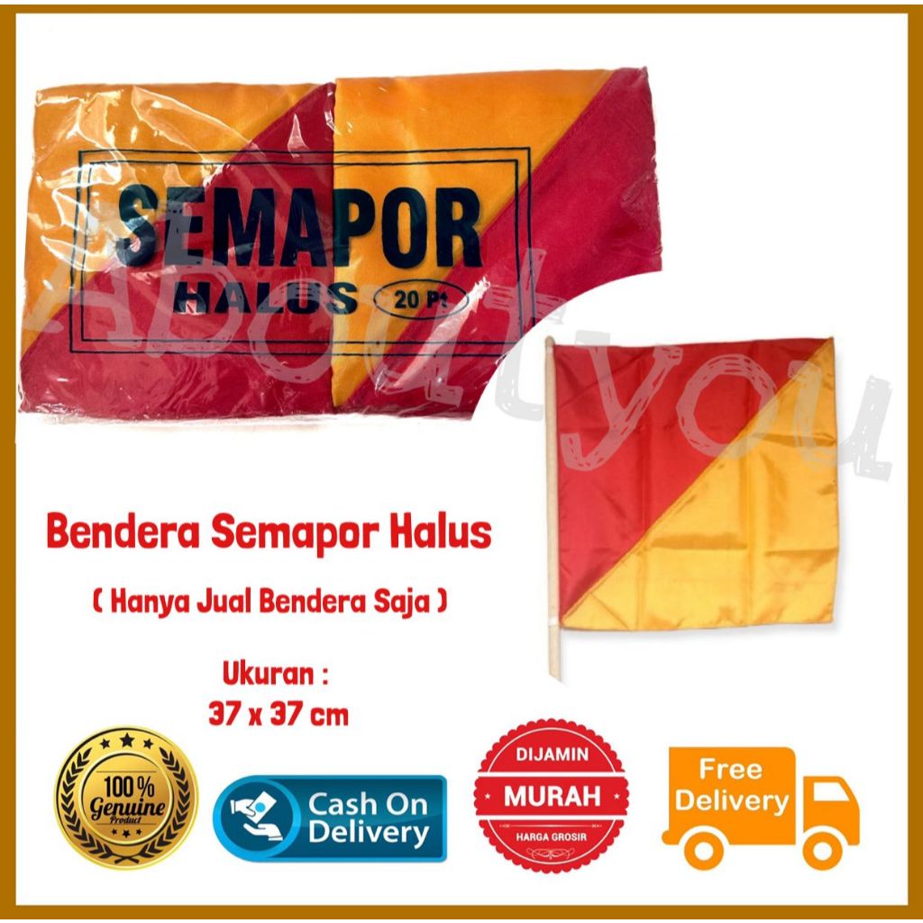 

1 Pc Bendera SEMAPOR Pramuka Halus Bendera Semafor Semapore Semapur TANPA TONGKAT