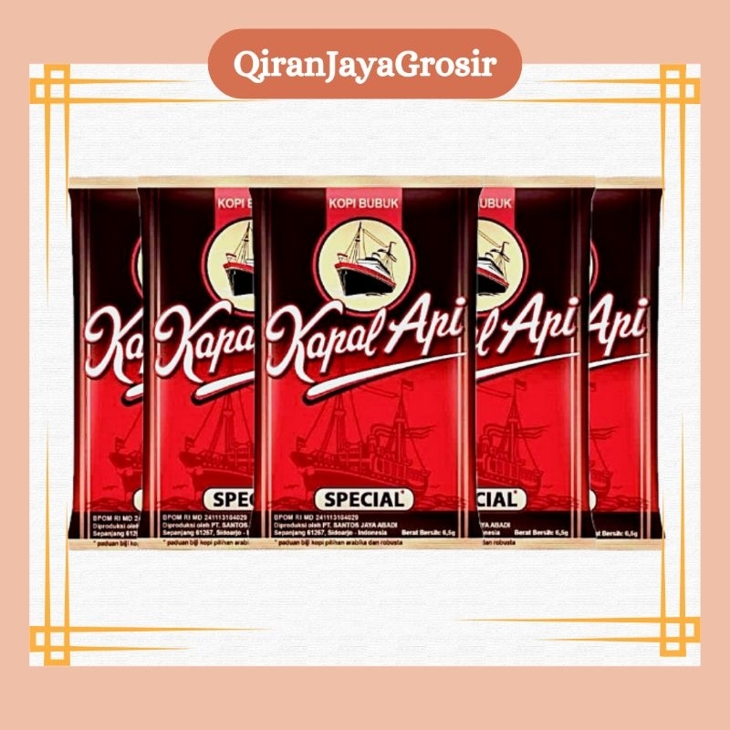 

KOPI KAPAL API SPECIAL kopi bubuk 6.5gr renceng isi 10pc