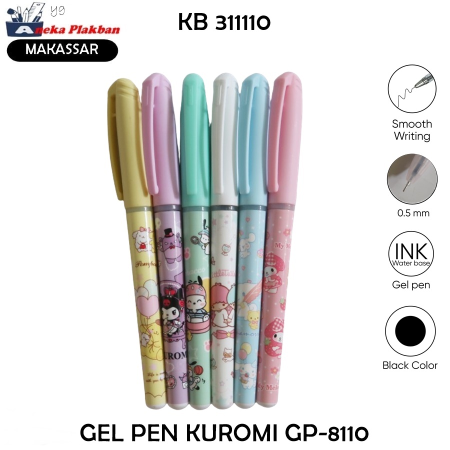 

[PCS] GEL PEN KUROMI GP-8110 PENA MURAH LUCU