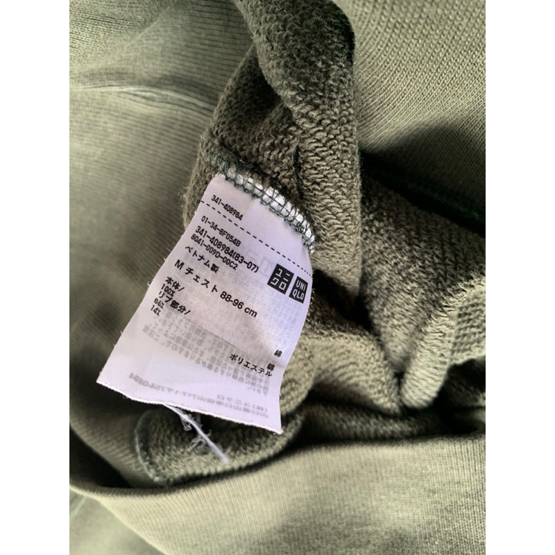 crewneck uniqlo army