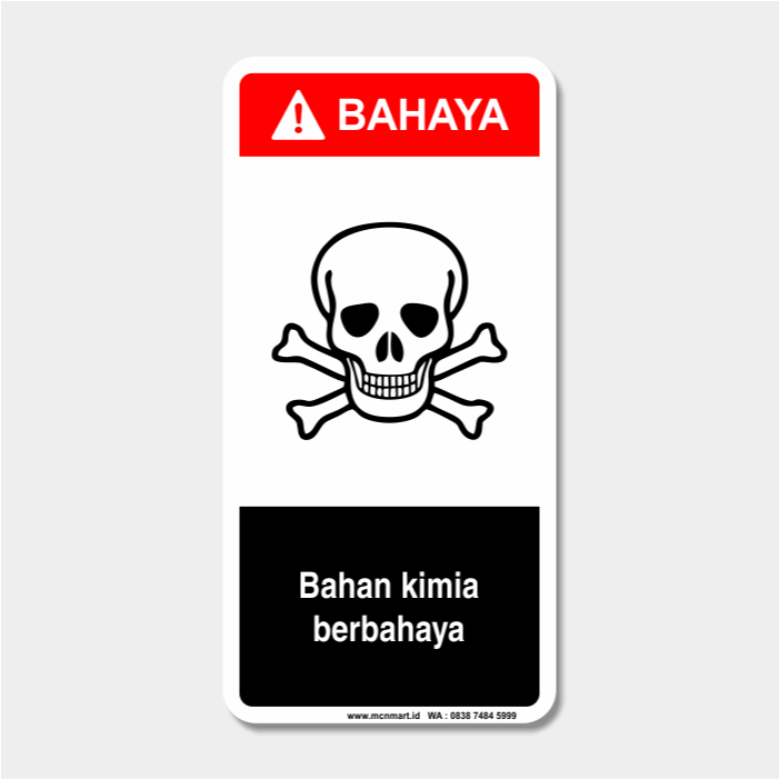 

Safety Sign Rambu K3 Bahaya - Bahan Kimia Berbahaya