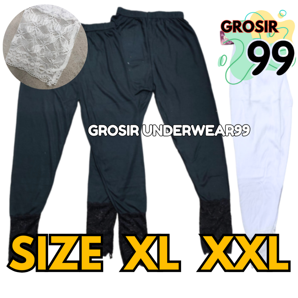 Androk Celana kulot Panjang Celana Dalaman Murah Androk Haji Celamis Renda GROSIR99