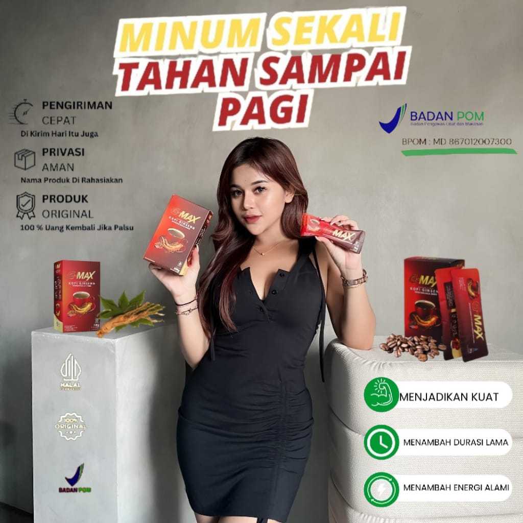 KOPI G-MAX ORIGINAL KOPI STAMINA PRIA AMAN ( 100% BPOM & HALAL ) KUAT TAHAN LAMA