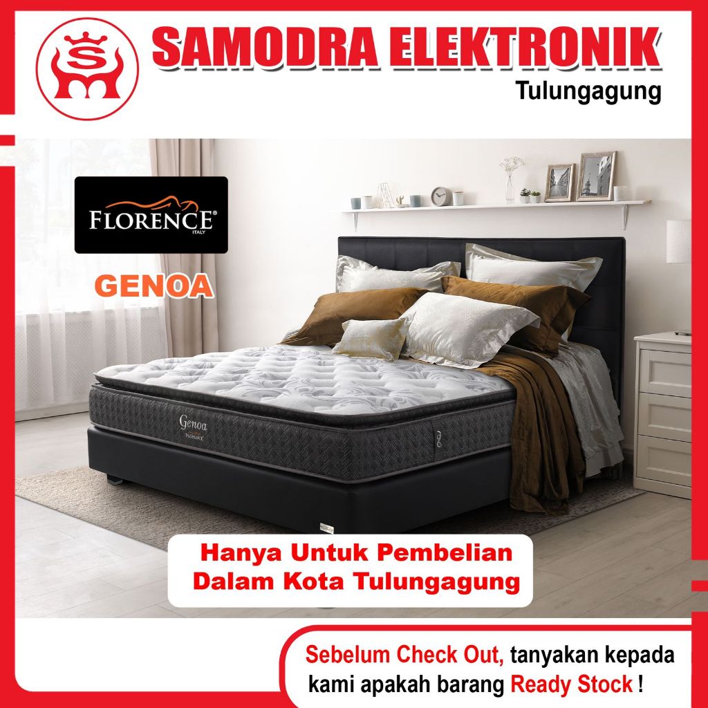 Springbed FLORENCE Genoa Ukuran 160x200, 180x200, 200x200