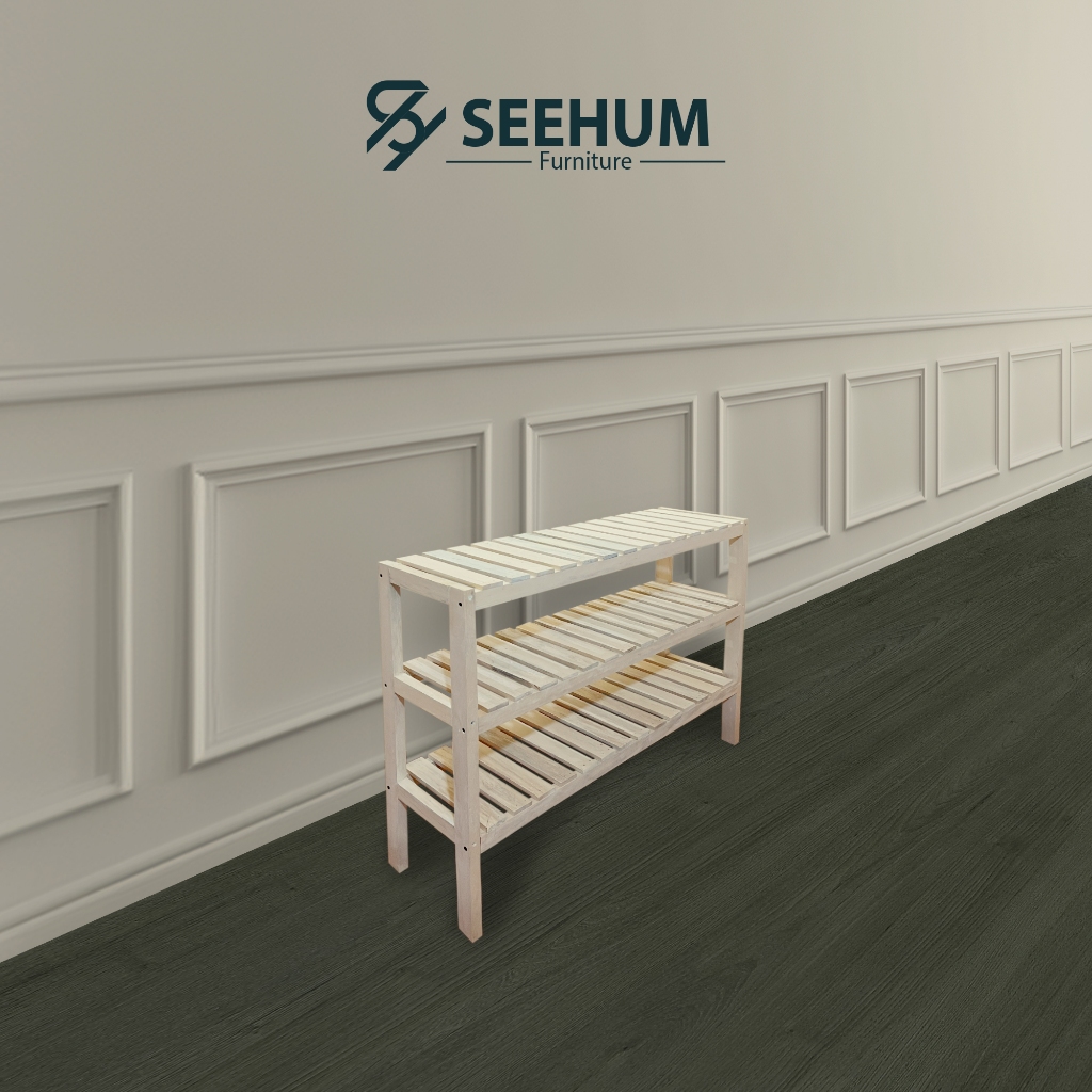 Rak Kayu Serbaguna Ruang Tamu Minimalis