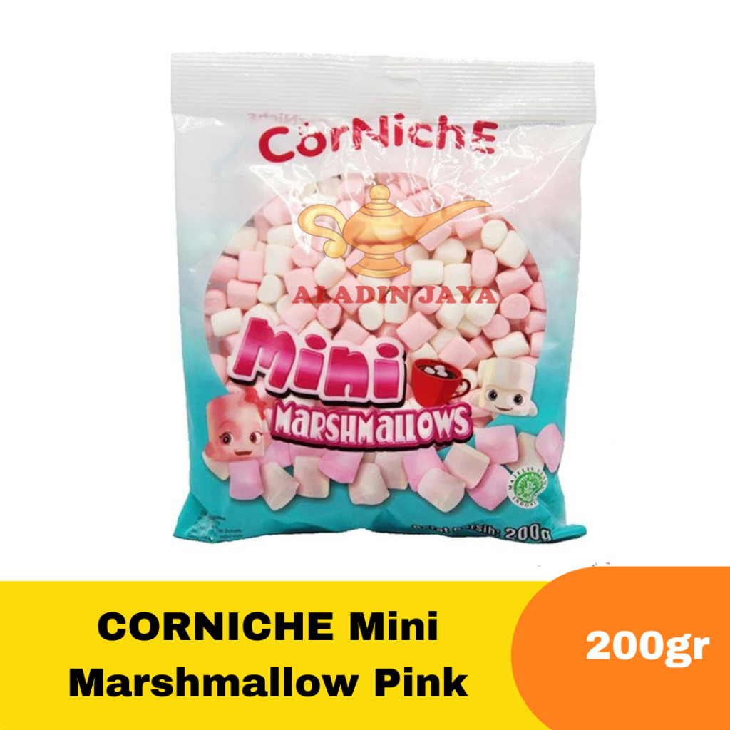 

CORNICHE Mini Marshmallow Pink 200gr