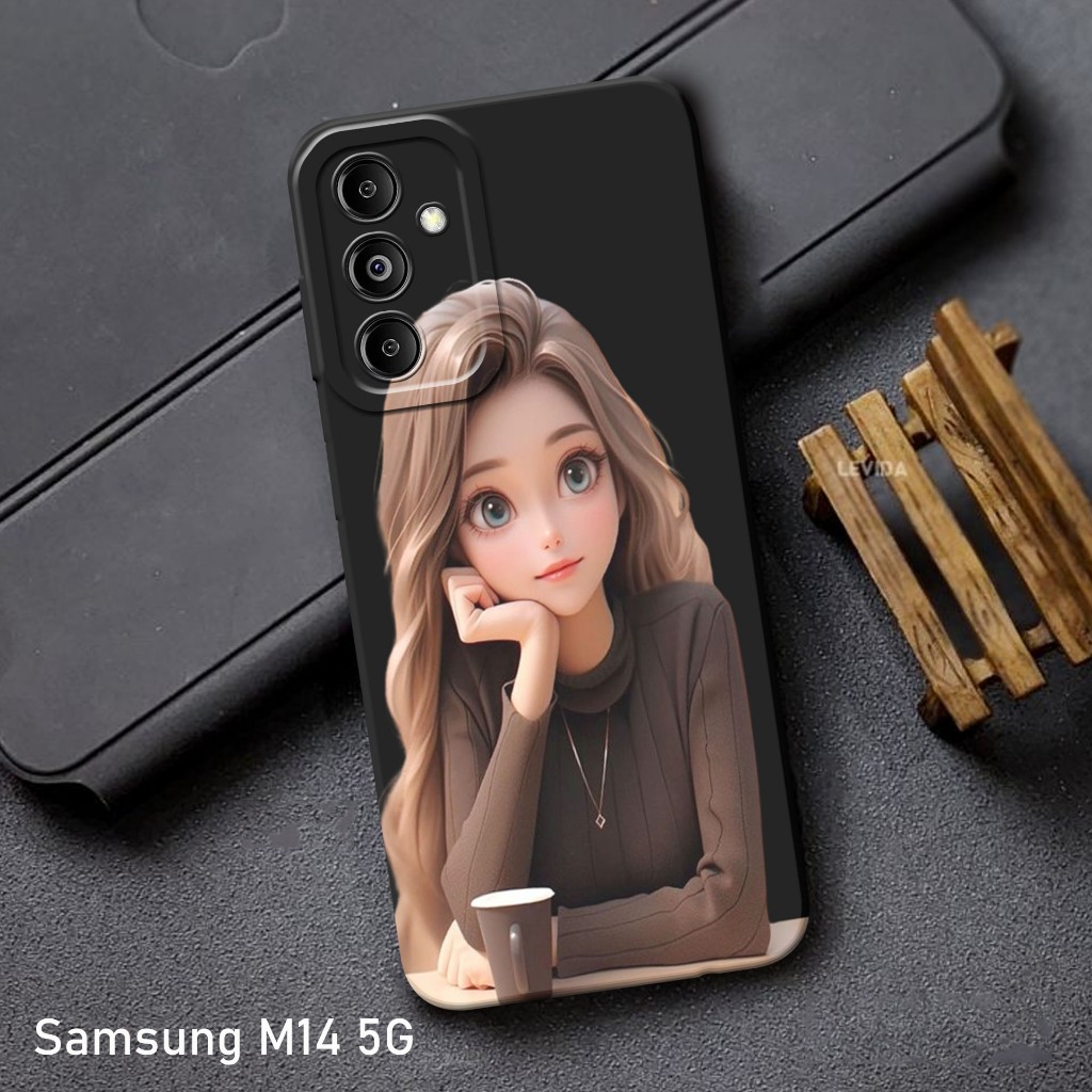 Case SAMSUNG M14 5G - Type lainya via chat - Terbaru - [casehp] - Karakter - Softcase - Procamera - 