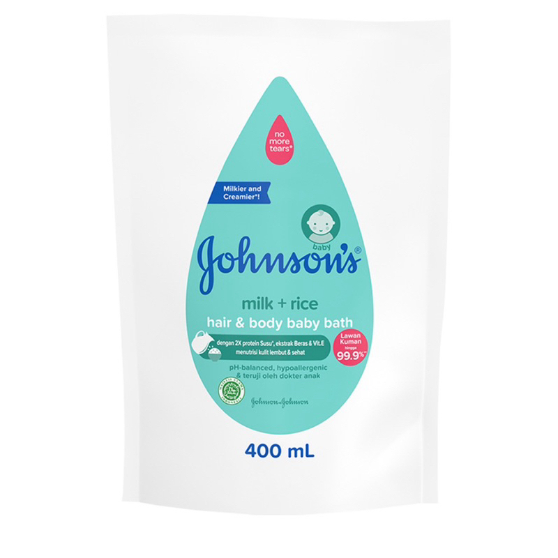 Johnson Baby Milk Bath 400 ml / Johnsons Baby Bedtime Bath Refill 400ml