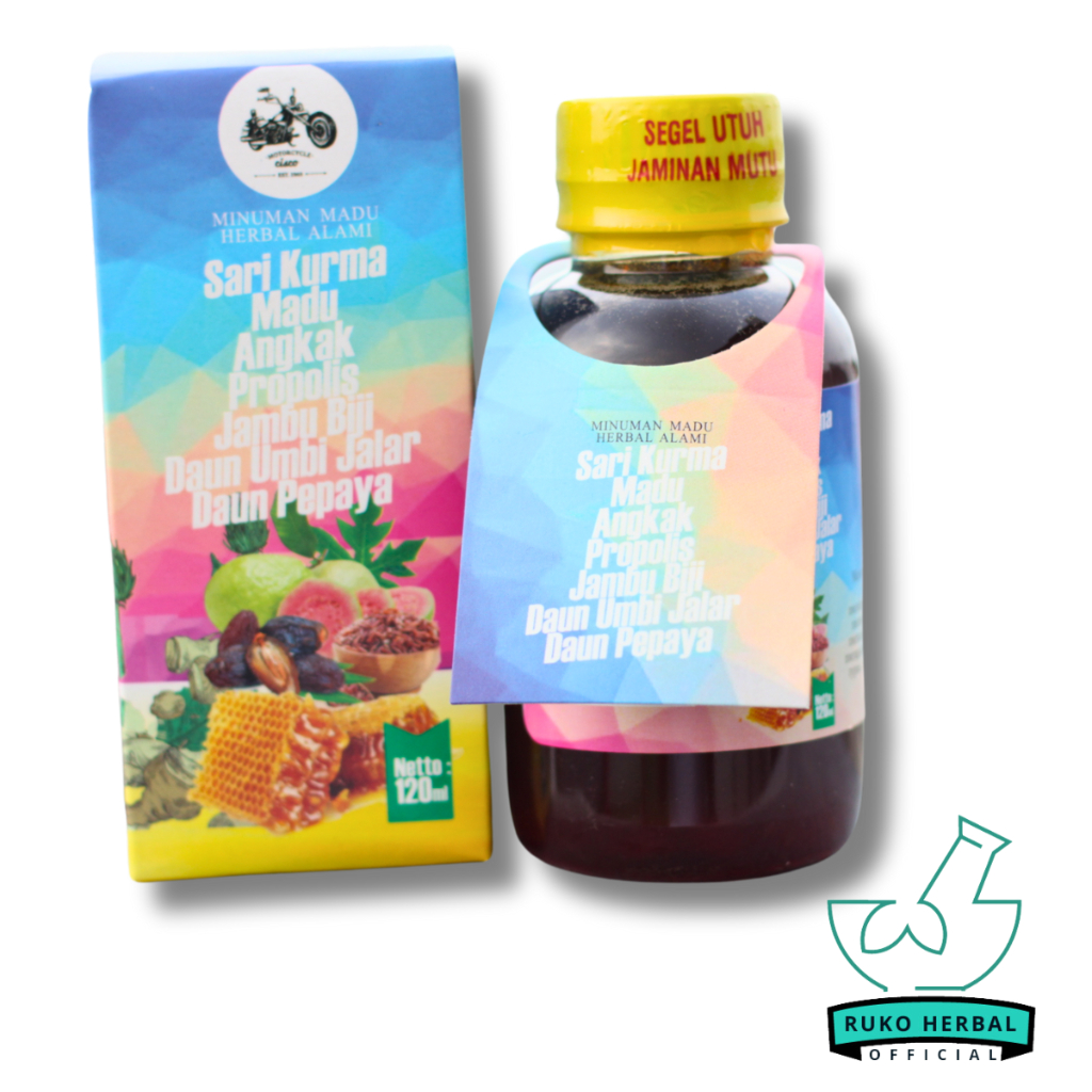 Sari Kurma Madu Angkak Propolis Jambu Biji | Sari kurma | Madu Angkak AL Khodri 120 ml Asli Original