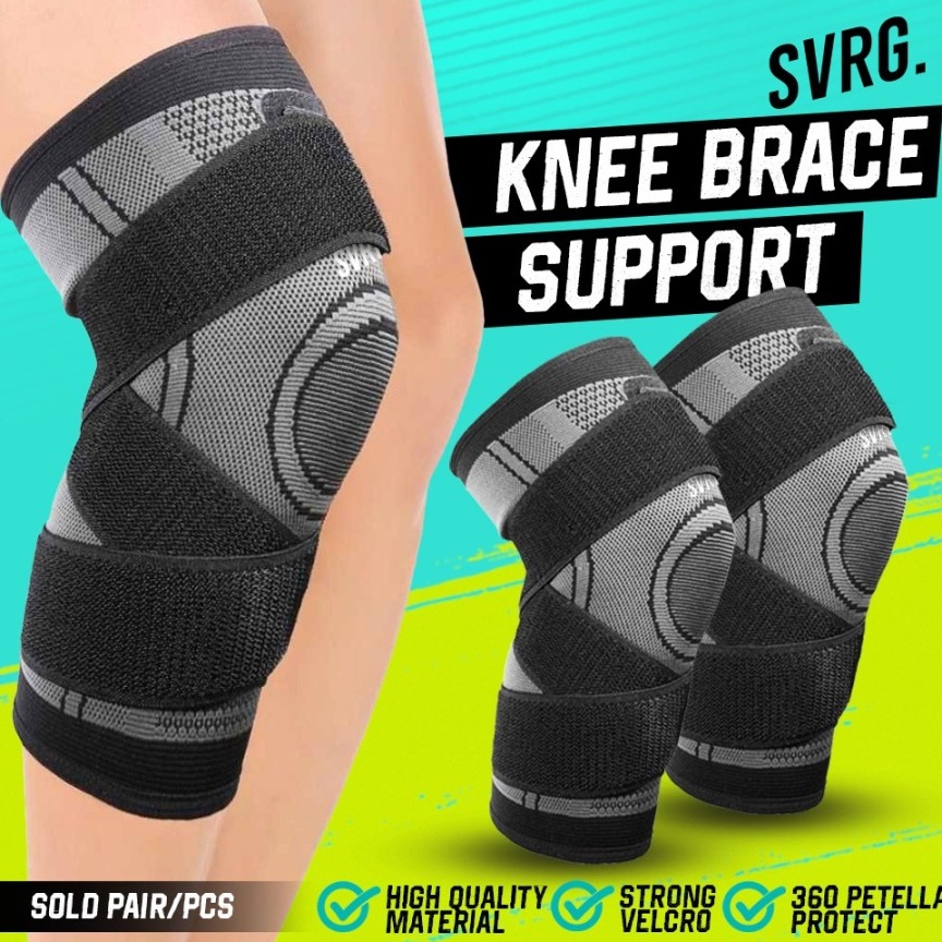 KODE B84V SVRG Knee Brace Support  Patella Compression Protector  Deker Lutut