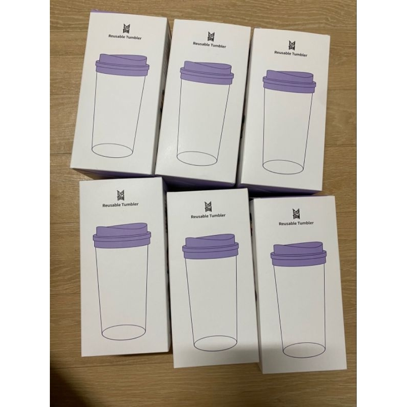 [READY] TUMBLER TINYTAN CLEAR REUSABLE SALE