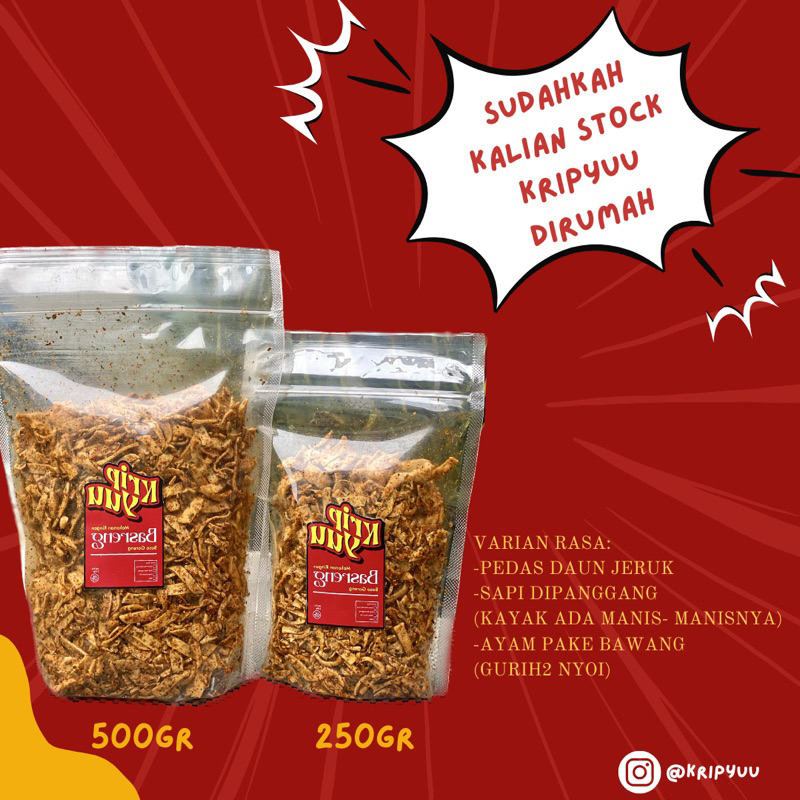 

Basreng Daun Jeruk 250gr