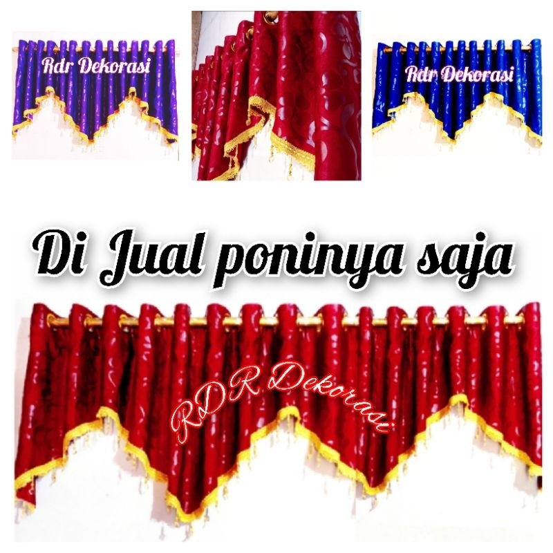 Poni gorden saja Hordeng pintu kamar poni renda poni