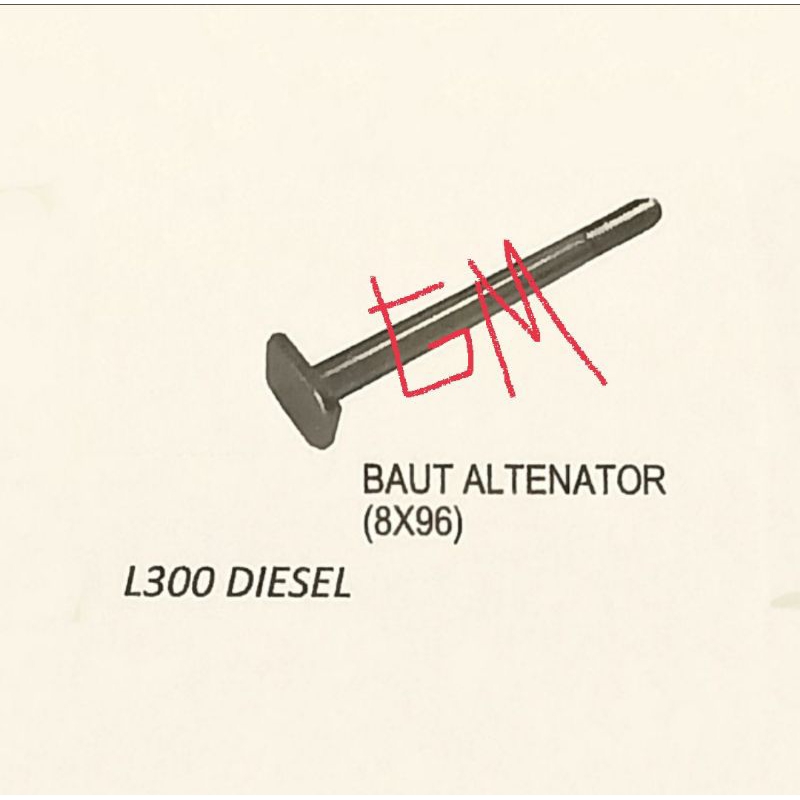 baut alternator cold L300 diesel