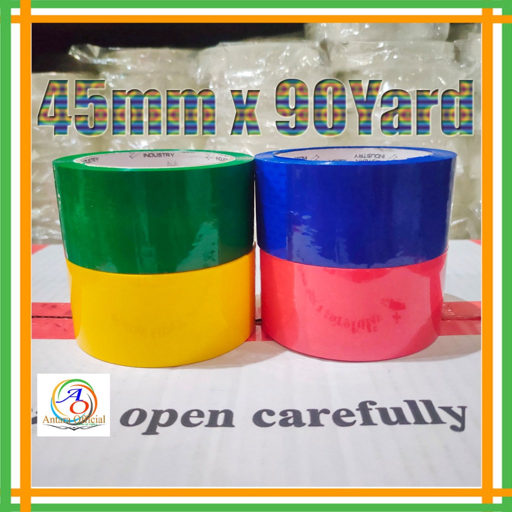 

Lakban Warna Warni 45mmx90yard 2 Inchi