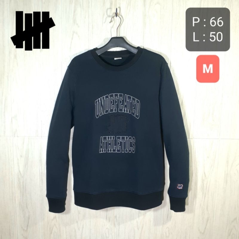 [PREMIUM RARE] Sweater Hoodie UNDEFEATED Athletic Logo Crewneck Second Original