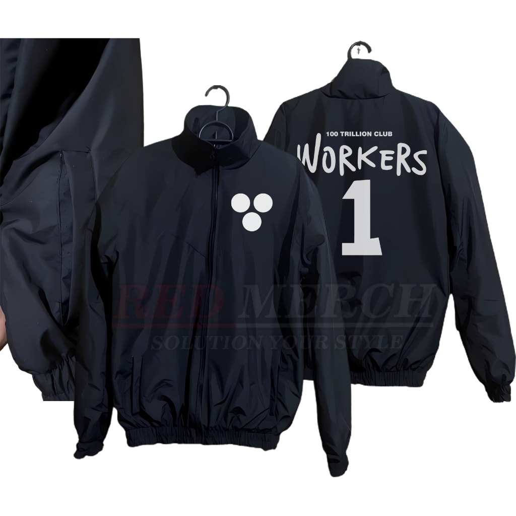 jaket parasut tracktop suit vintage Ilhae workers 1 lookism outfit manhwa - RedMerch