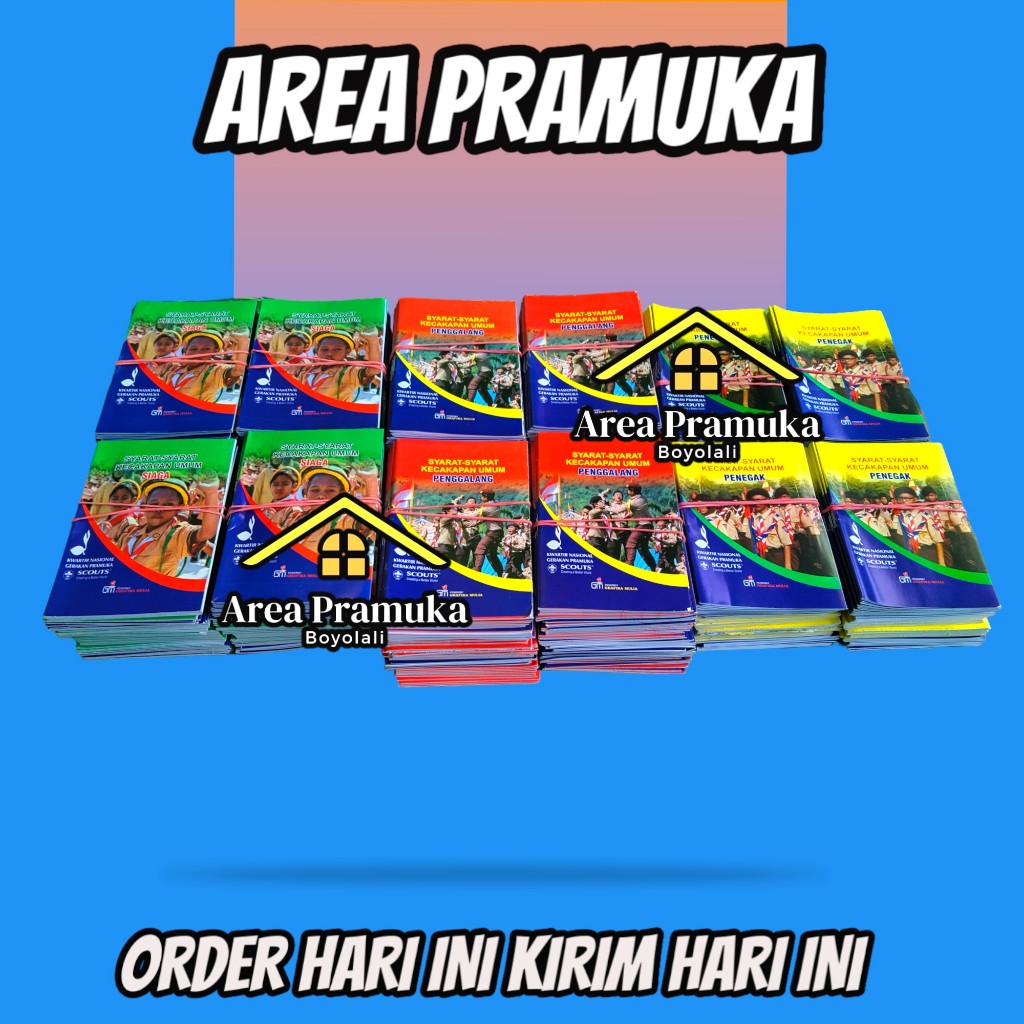 

1 pack buku sku pramuka siaga penggalang penagak isi 200 biji